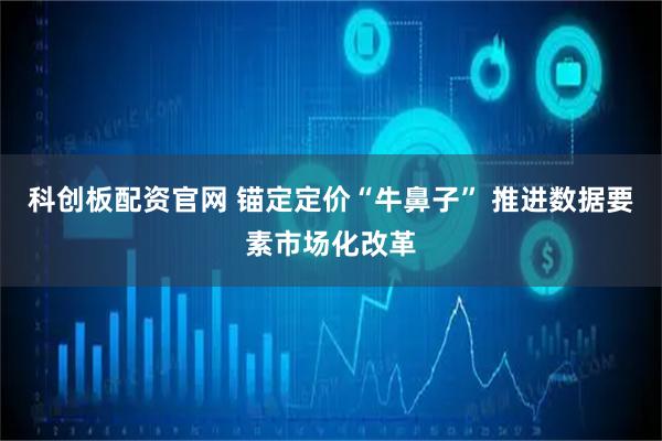 科创板配资官网 锚定定价“牛鼻子” 推进数据要素市场化改革