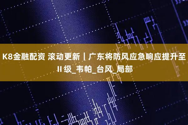 K8金融配资 滚动更新｜广东将防风应急响应提升至Ⅱ级_韦帕_台风_局部